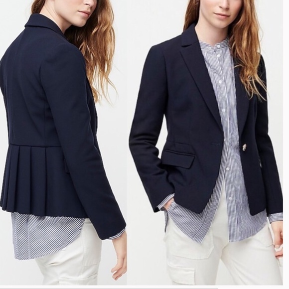 J. Crew Navy Blazer - Picture 1 of 6
